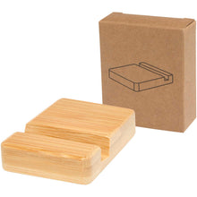 Load image into Gallery viewer, Ebla bamboo phone stand — Wood