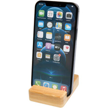 Load image into Gallery viewer, Ebla bamboo phone stand — Wood (detail 2)