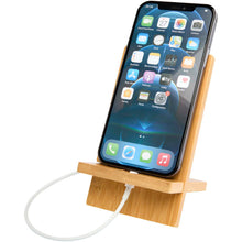 Load image into Gallery viewer, Ceibo detachable bamboo phone stand — Wood (detail 2)
