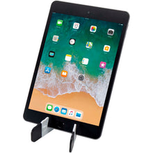 Load image into Gallery viewer, Buna recycled plastic foldable tablet and phone stand — White (detail 2)