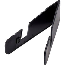 Load image into Gallery viewer, Buna recycled plastic foldable tablet and phone stand — Black (detail)