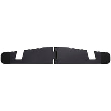 Load image into Gallery viewer, Buna recycled plastic foldable tablet and phone stand — Black (front)
