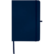 Load image into Gallery viewer, Teak A5 recycled hard cover notebook with lined pages — Navy (front)