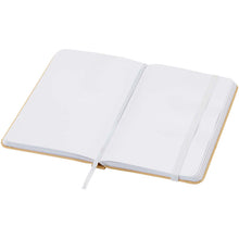 Load image into Gallery viewer, Reed A6 recycled hard cover notebook with plain pages — White (detail)