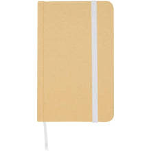 Load image into Gallery viewer, Reed A6 recycled hard cover notebook with plain pages — White (front)