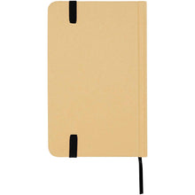 Load image into Gallery viewer, Reed A6 recycled hard cover notebook with plain pages — Black (back)