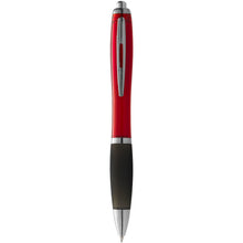 Load image into Gallery viewer, Nash ballpoint pen coloured barrel and black grip (black ink) — Red / Black