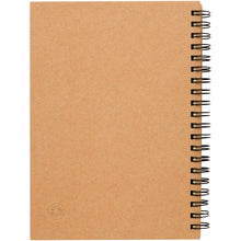 Load image into Gallery viewer, Mendel recycled notebook — Natural (back)
