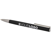 Load image into Gallery viewer, Ziguur recycled aluminium ballpoint pen (black ink) — Black (detail 2)