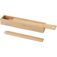 Load image into Gallery viewer, Pines 12-piece wooden pencil set — Natural