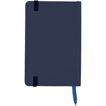 Load image into Gallery viewer, Classic A6 hard cover pocket notebook — Navy (back)