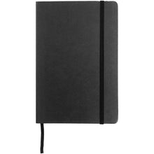 Load image into Gallery viewer, Classic A5 hard cover notebook — Black (front)