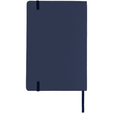 Load image into Gallery viewer, Classic A5 hard cover notebook — Navy (back)