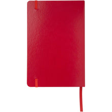 Load image into Gallery viewer, Classic A5 hard cover notebook — Red (back)