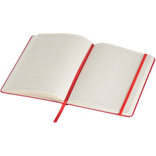 Load image into Gallery viewer, Classic A5 hard cover notebook — Red (detail)