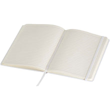 Load image into Gallery viewer, Classic A5 hard cover notebook — White (detail)