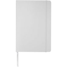 Load image into Gallery viewer, Classic A5 hard cover notebook — White (front)