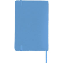 Load image into Gallery viewer, Classic A5 hard cover notebook — Light blue (back)