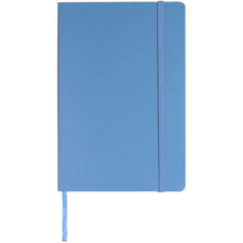 Load image into Gallery viewer, Classic A5 hard cover notebook — Light blue (front)