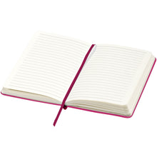 Load image into Gallery viewer, Classic A5 hard cover notebook — Magenta (detail)