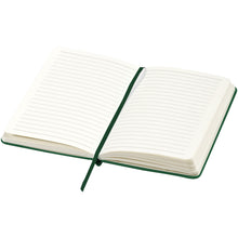Load image into Gallery viewer, Classic A5 hard cover notebook — Hunter green (detail)