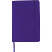 Load image into Gallery viewer, Classic A5 hard cover notebook — Purple (front)