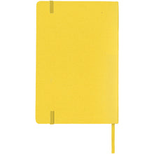 Load image into Gallery viewer, Classic A5 hard cover notebook — Yellow (back)
