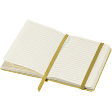Load image into Gallery viewer, Classic A5 hard cover notebook — Yellow (detail 2)