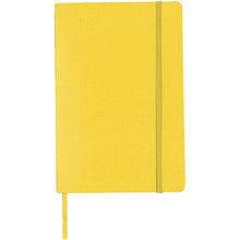 Load image into Gallery viewer, Classic A5 hard cover notebook — Yellow (front)