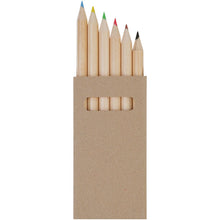 Load image into Gallery viewer, Ayola 6-piece coloured pencil set — Natural (detail)