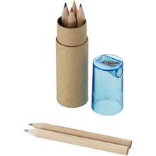 Load image into Gallery viewer, Kram 6-piece coloured pencil set — Blue