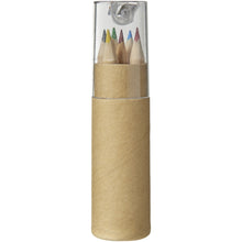 Load image into Gallery viewer, Kram 6-piece coloured pencil set — Transparent clear (front)