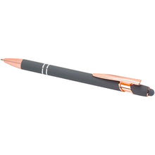 Load image into Gallery viewer, Nanna ballpoint pen with rose gold finish (black ink) — Twilight Grey (detail)