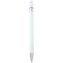 Load image into Gallery viewer, Kish ballpoint pen with silver finish (black ink) — White (back)