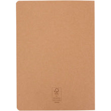 Load image into Gallery viewer, Slyk A5 kraft cahier notebook with dotted pages — Natural (back)