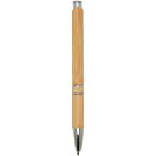 Load image into Gallery viewer, Wicker bamboo ballpoint pen (black ink) — Natural (back)