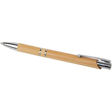 Load image into Gallery viewer, Wicker bamboo ballpoint pen (black ink) — Natural (detail)