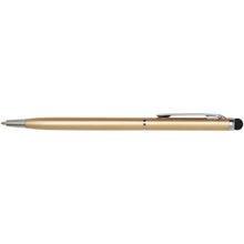 Load image into Gallery viewer, Ore aluminium ballpoint pen with stylus (blue ink) — Champaign (front)