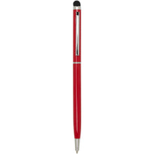 Load image into Gallery viewer, Ore aluminium ballpoint pen with stylus (blue ink) — Red