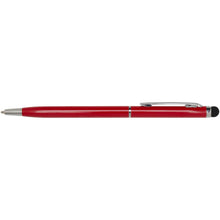 Load image into Gallery viewer, Ore aluminium ballpoint pen with stylus (blue ink) — Red (front)
