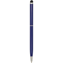 Load image into Gallery viewer, Ore aluminium ballpoint pen with stylus (blue ink) — Ocean blue (back)
