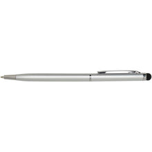 Load image into Gallery viewer, Ore aluminium ballpoint pen with stylus (blue ink) — Silver (front)