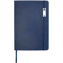 Load image into Gallery viewer, Legato Elegance A5 hard cover notebook and rollerball pen set — Ocean blue / Ocean blue (front)