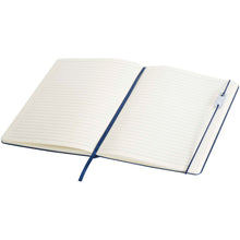 Load image into Gallery viewer, Legato Elegance A5 hard cover notebook and rollerball pen set — Ocean Blue / White (detail 2)