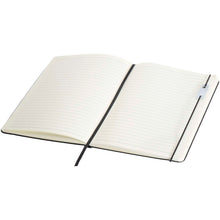 Load image into Gallery viewer, Legato Elegance A5 hard cover notebook and rollerball pen set — Primary black / White (detail 2)
