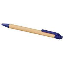 Load image into Gallery viewer, Priestly recycled notebook with pen — Natural / Navy (detail 2)