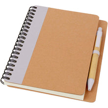 Load image into Gallery viewer, Priestly recycled notebook with pen — Lilac / Natural
