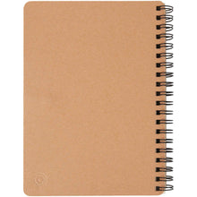 Load image into Gallery viewer, Priestly recycled notebook with pen — Lilac / Natural (back)