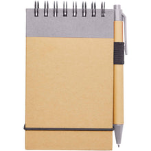 Load image into Gallery viewer, Zuse A7 recycled jotter notepad with pen — Lilac / Natural (front)