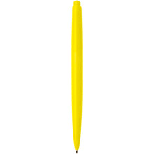 Load image into Gallery viewer, Ipe RCS recycled ballpoint pen (blue ink) — Yellow (back)
